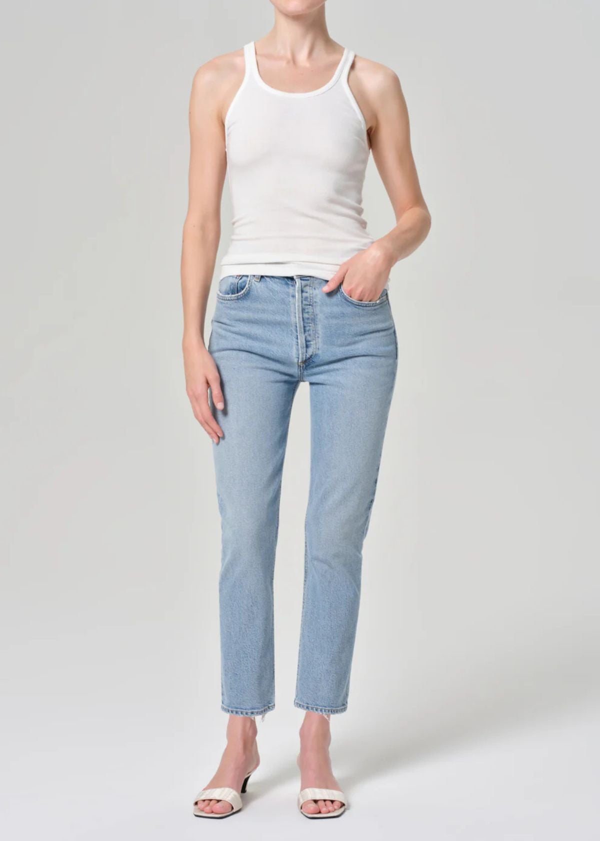 AGOLDE Riley Crop Jean - Formula