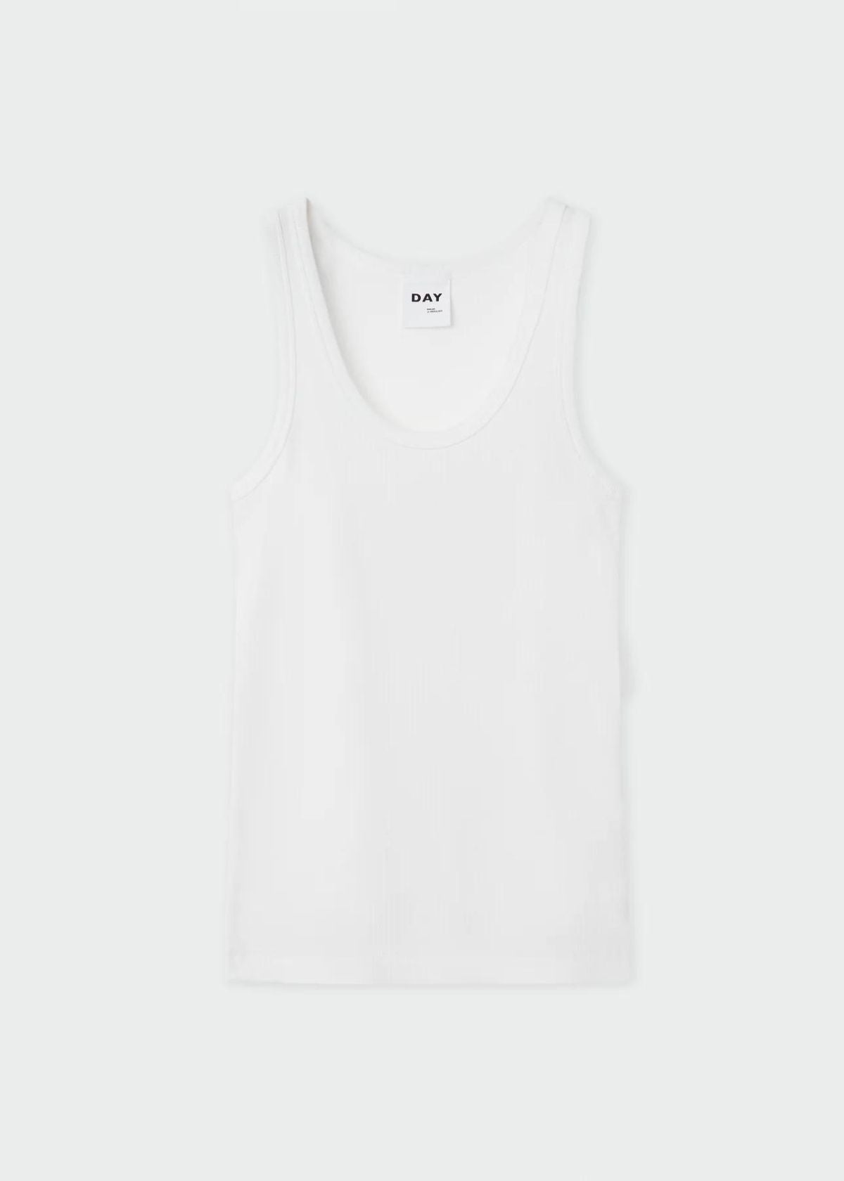 DAY Camilo Classic Rib Tank - Bright White