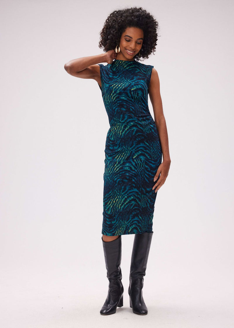 DVF Darrius Dress - Moire Tiger