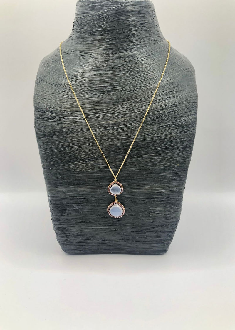 DANA KELLIN Moonstone Gold Necklace