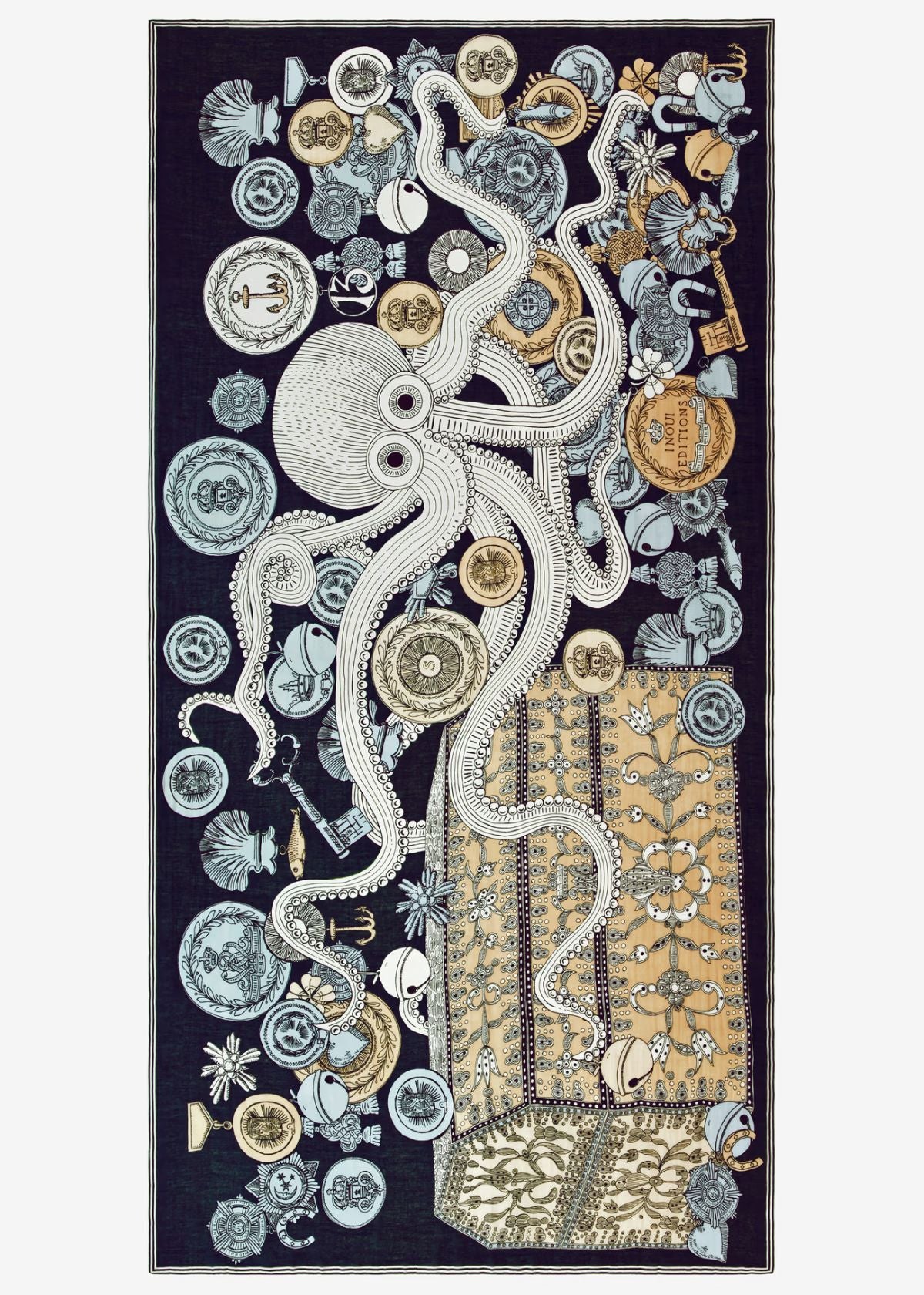 INOUI EDITIONS ETOLE 100 OCTOPUS - NAVY