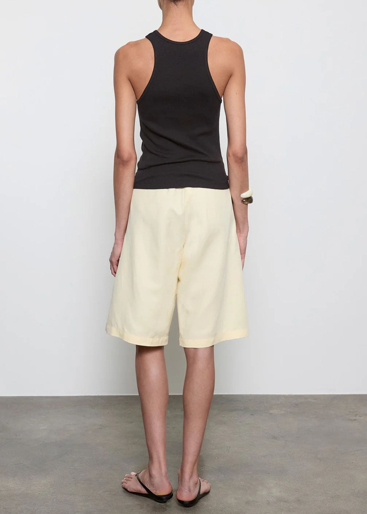 ENZA COSTA Twill Bermuda Short - Flan