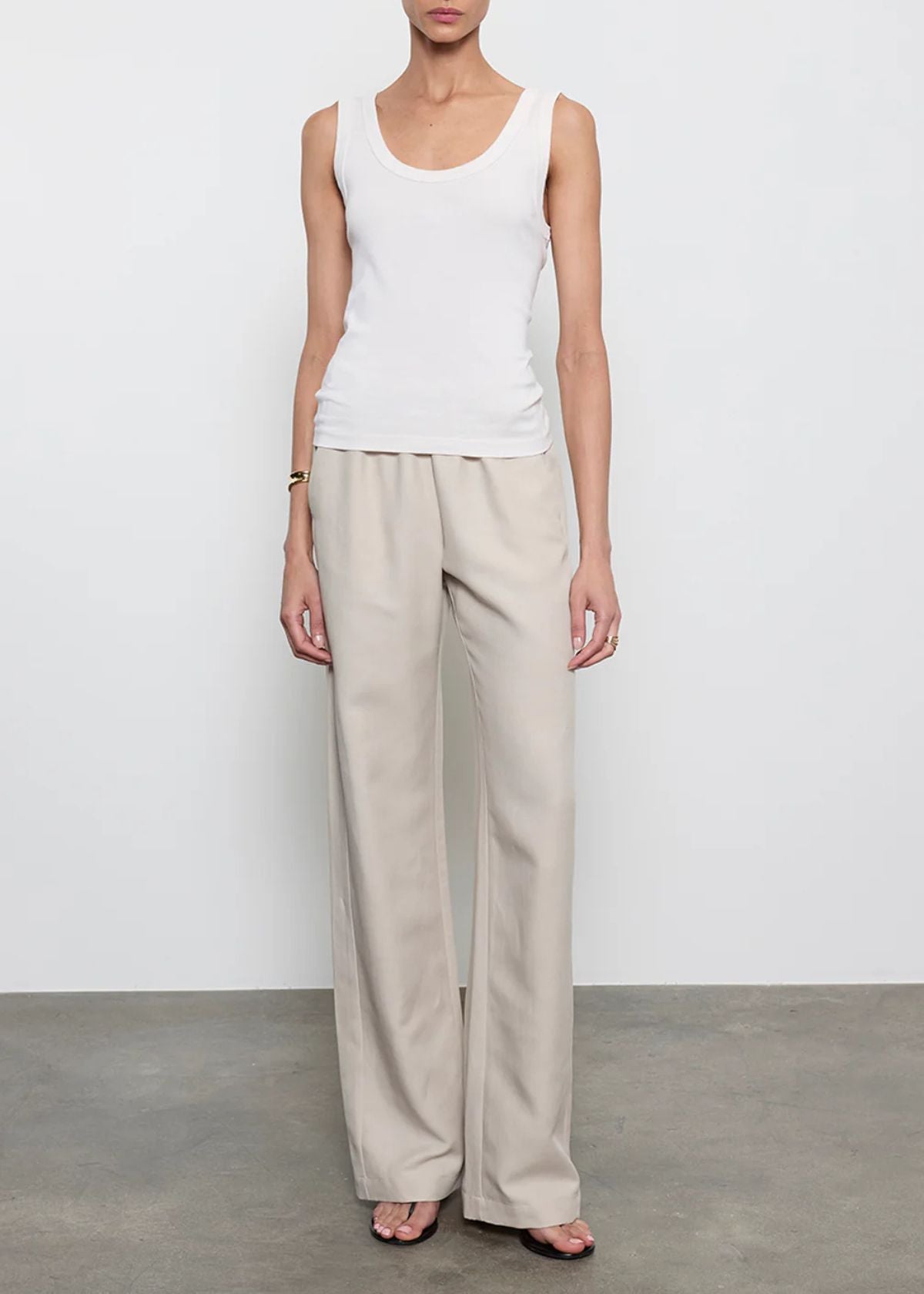 ENZA COSTA Twill Everywhere Pant - Fog