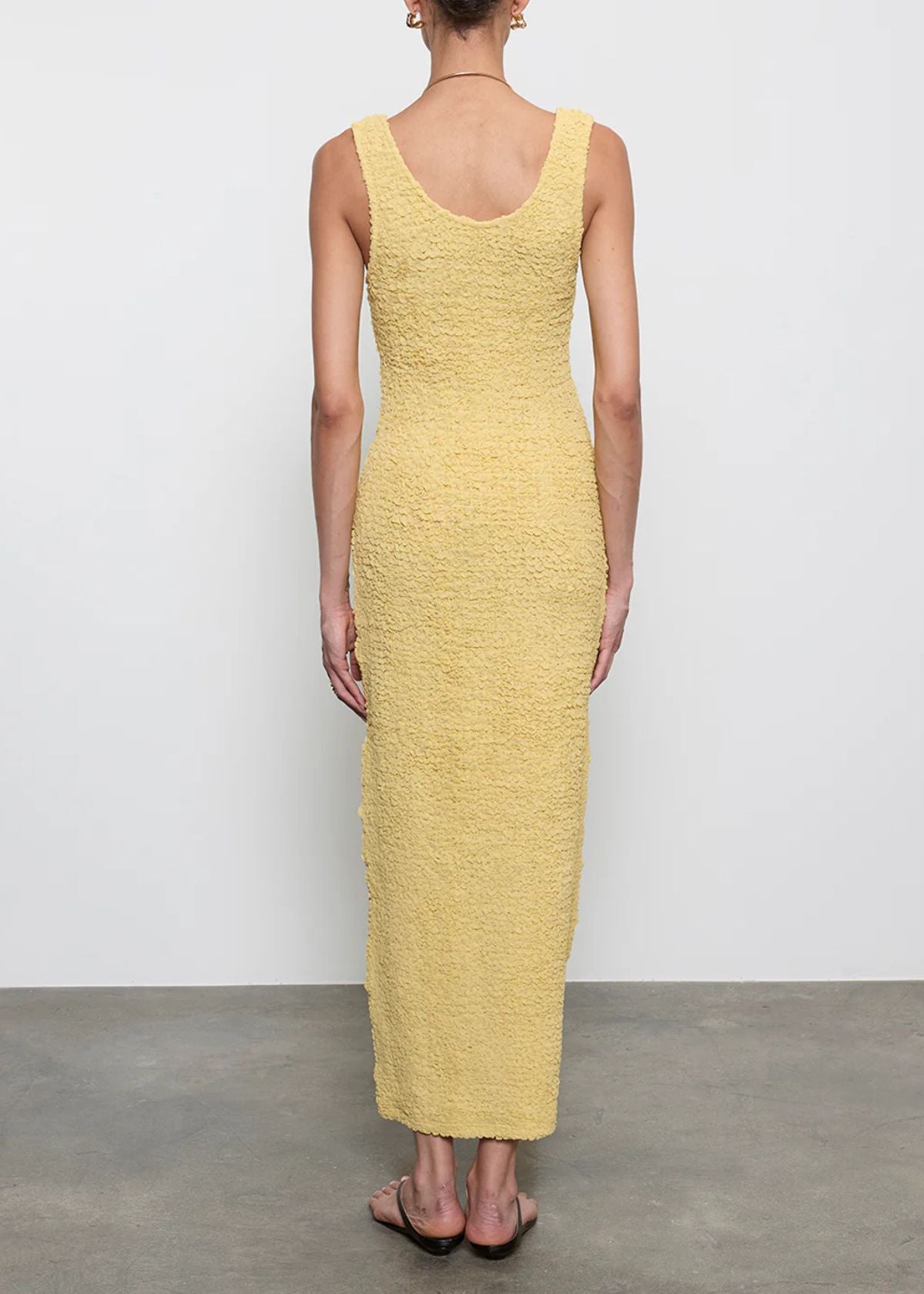 ENZA COSTA Dimension Tank Maxi Dress - Raffia