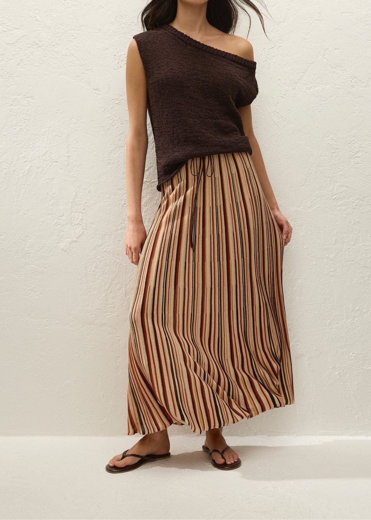 FAITHFULL THE BRAND Micah Top - Carob