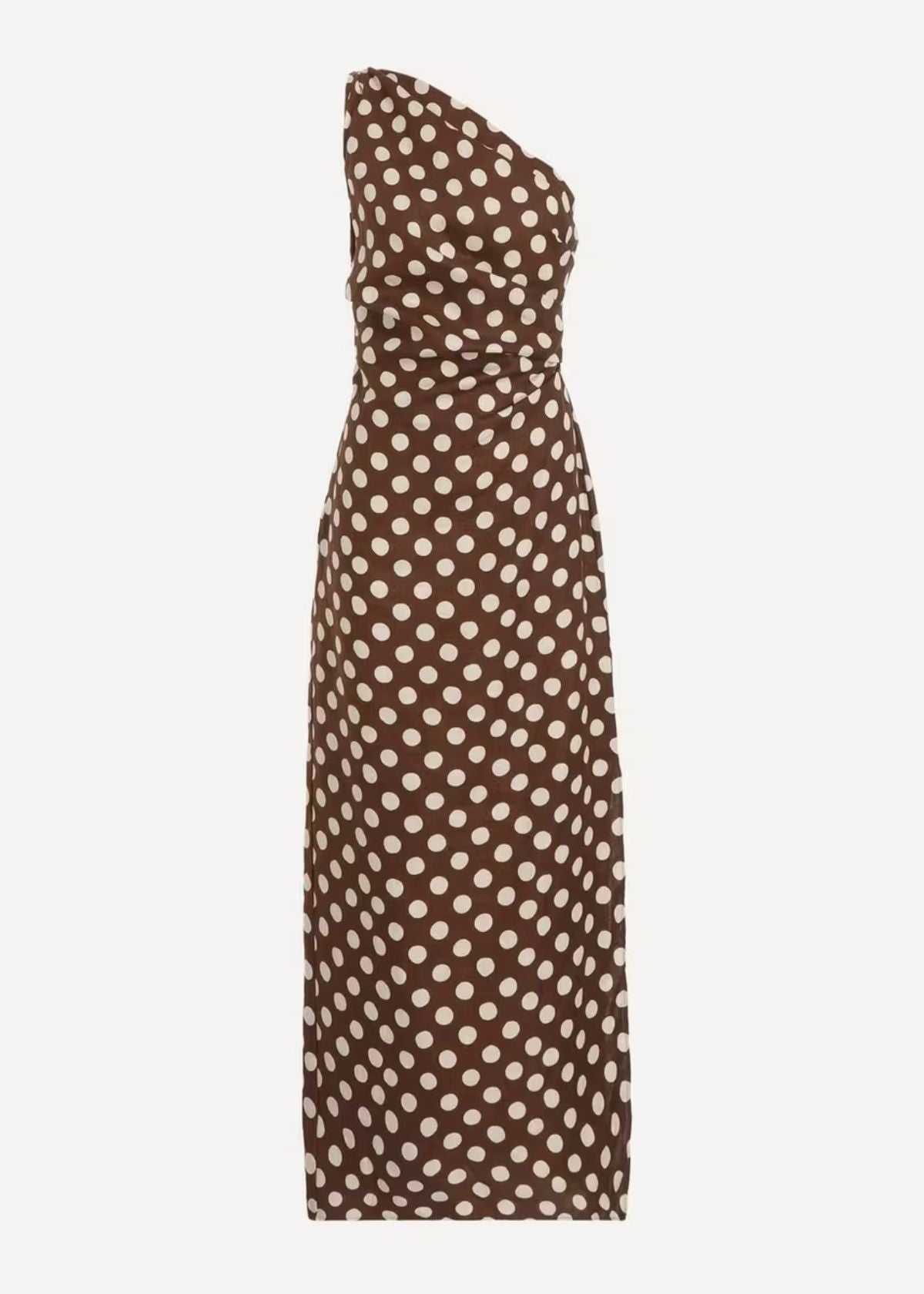 FAITHFULL THE BRAND Simona Maxi Dress - Chocolate Dot