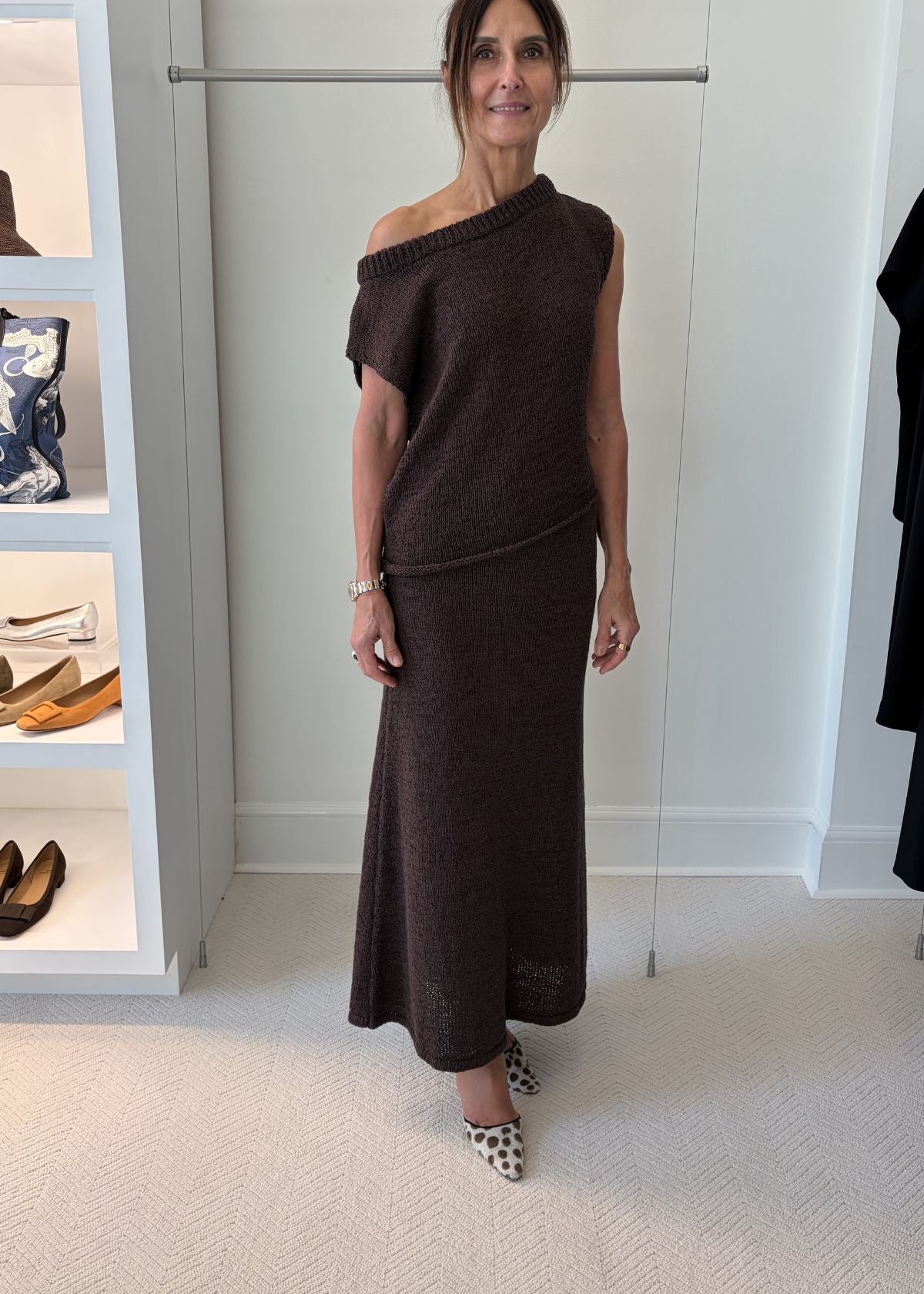 FAITHFULL THE BRAND Micah Skirt - Carob