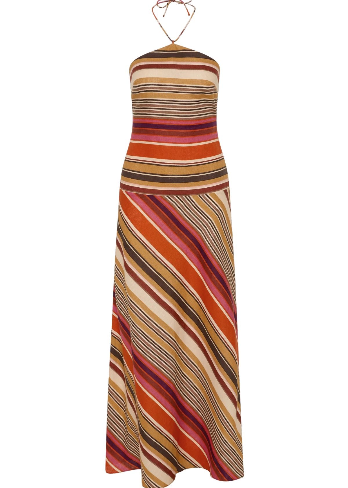 FAITHFULL THE BRAND Clara Maxi Dress - Murano Amber