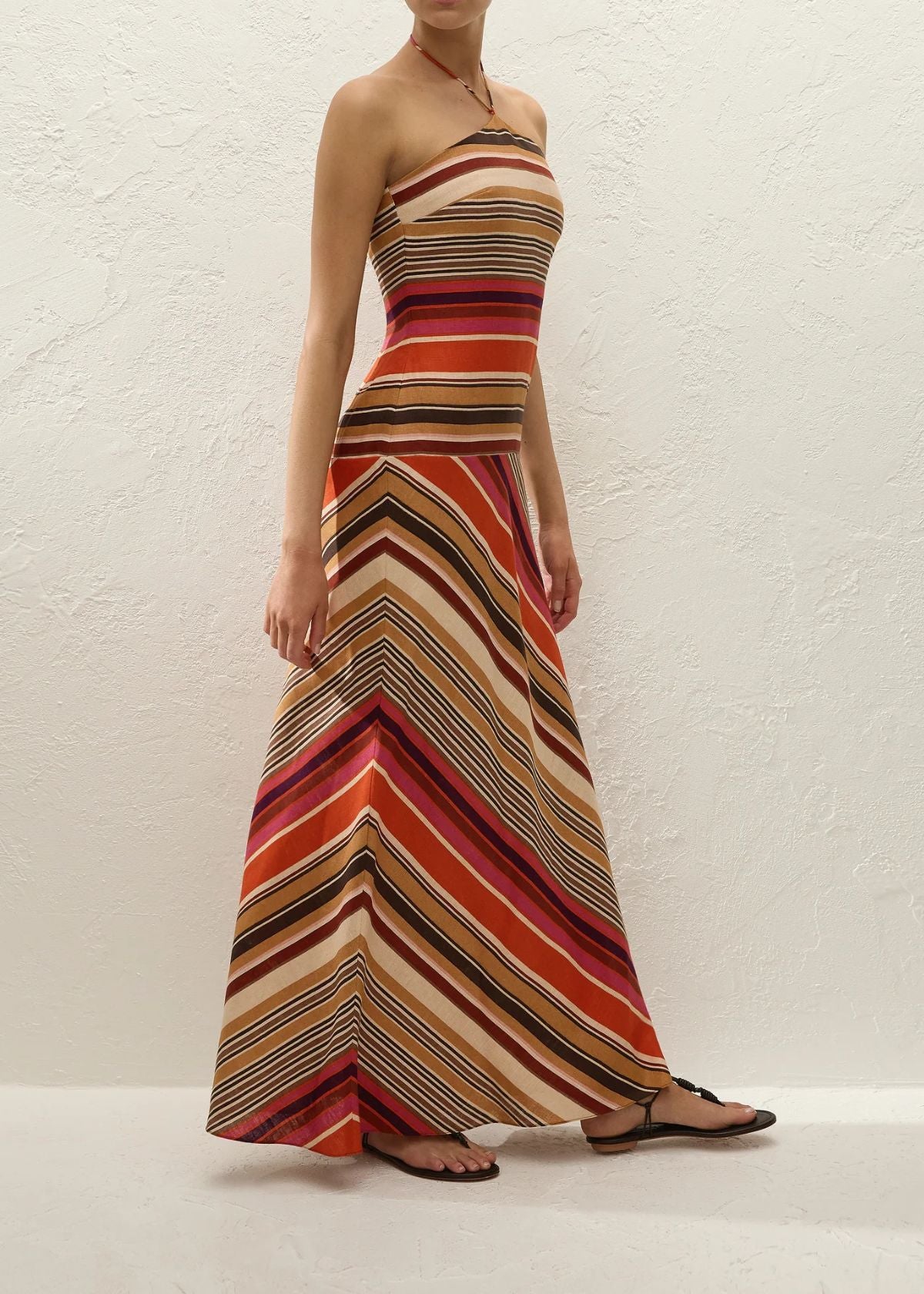 FAITHFULL THE BRAND Clara Maxi Dress - Murano Amber