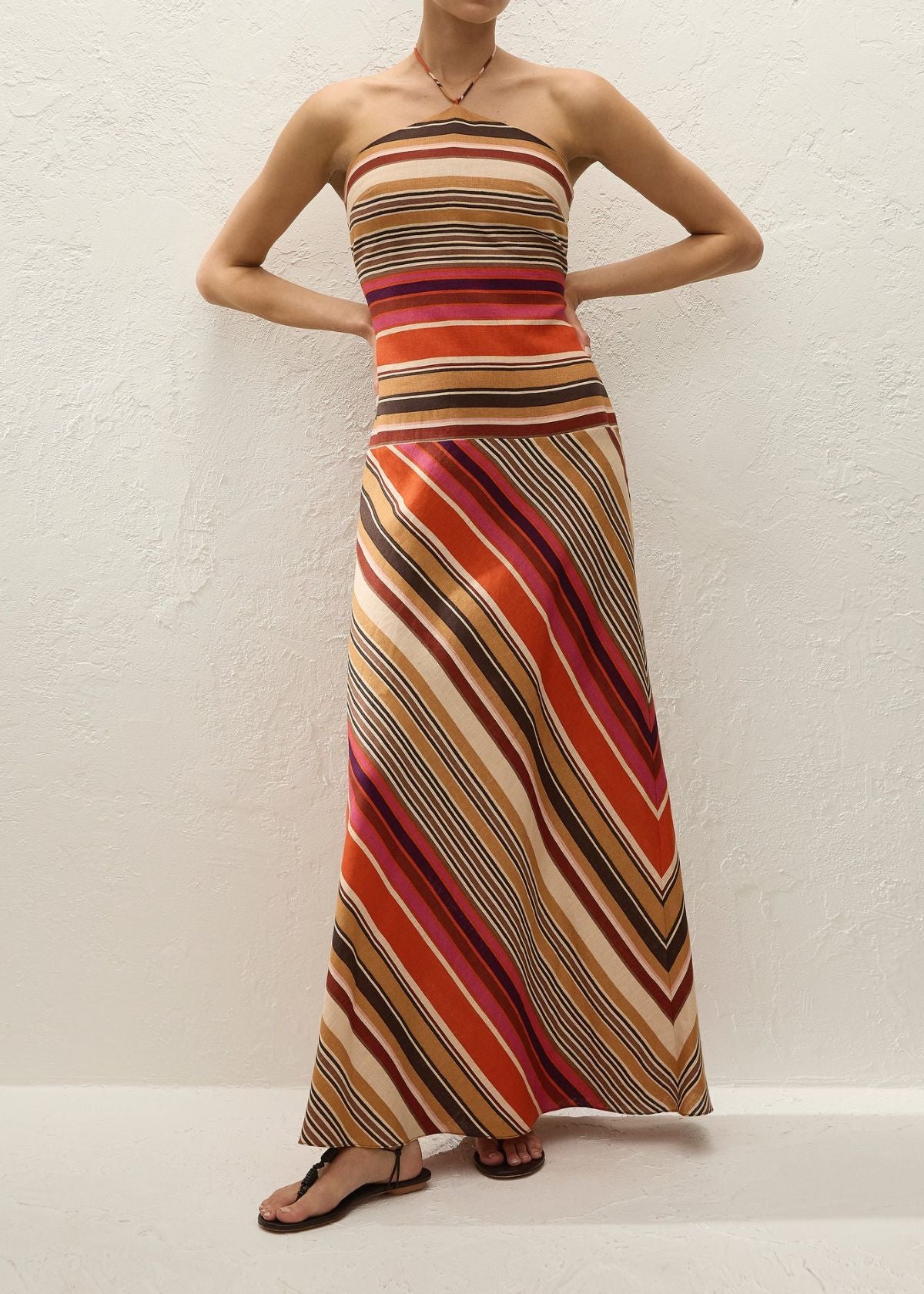 FAITHFULL THE BRAND Clara Maxi Dress - Murano Amber