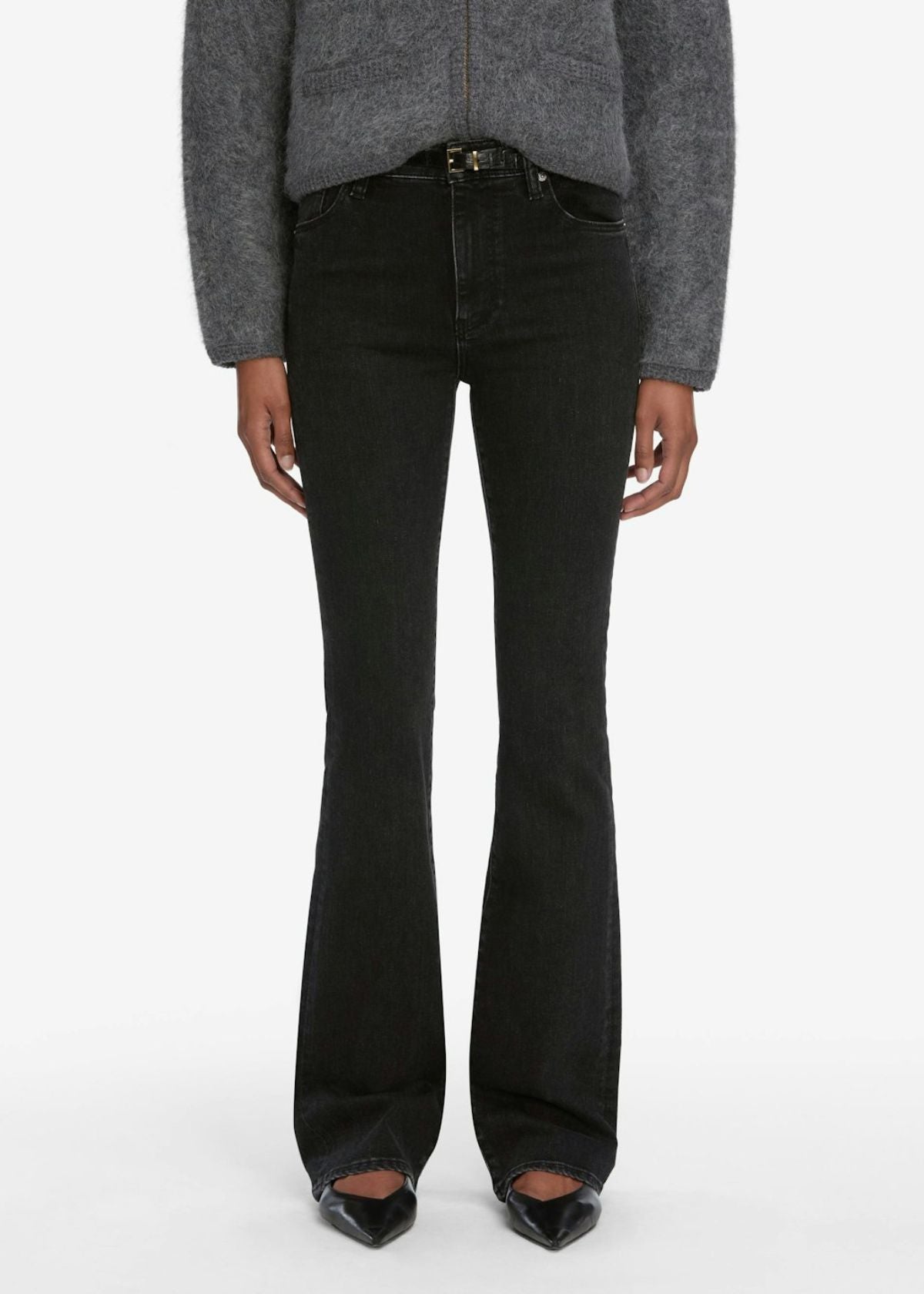 FRAME The Reboot High Rise Bootcut Jean - Meteor