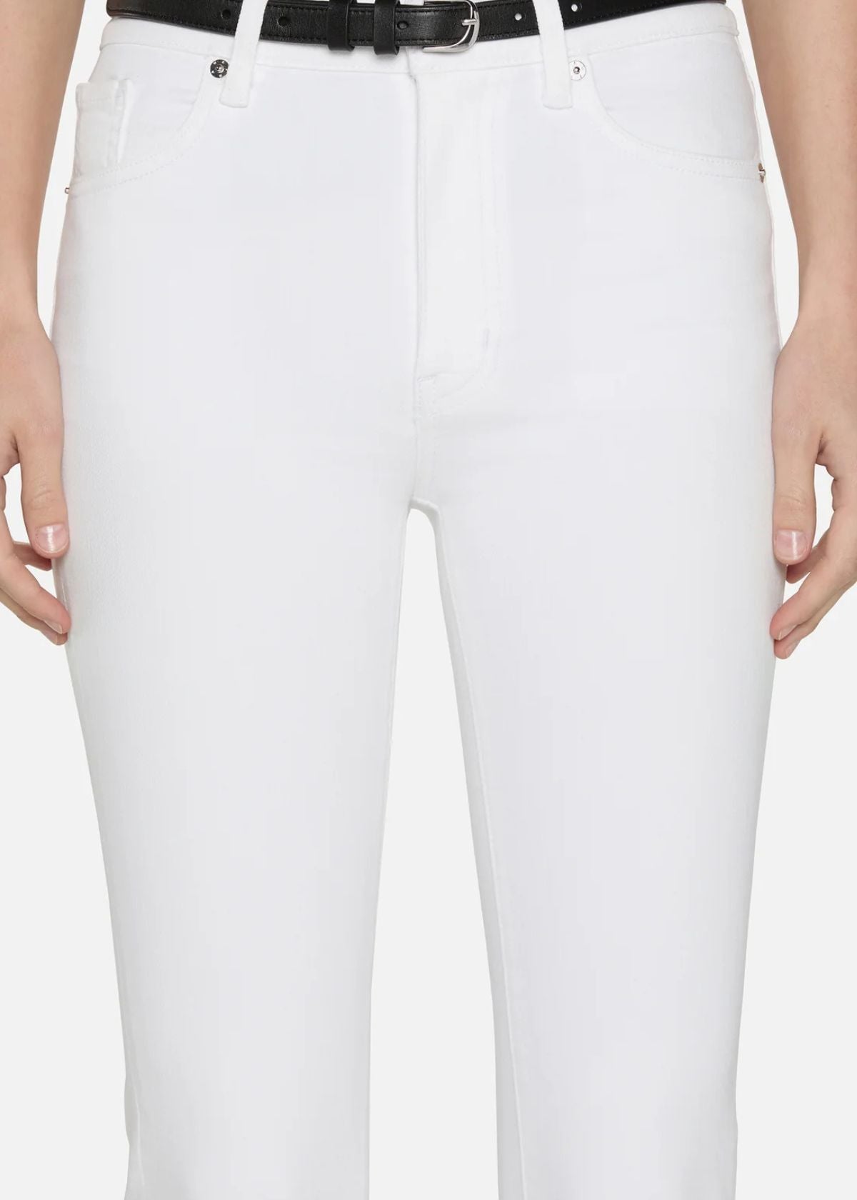 FRAME The Reboot Cropped Jean - White