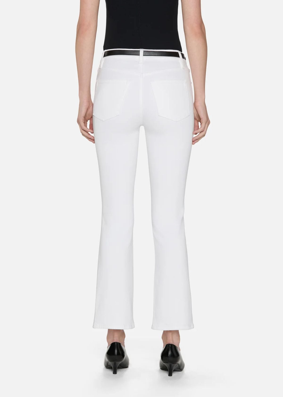 FRAME The Reboot Cropped Jean - White