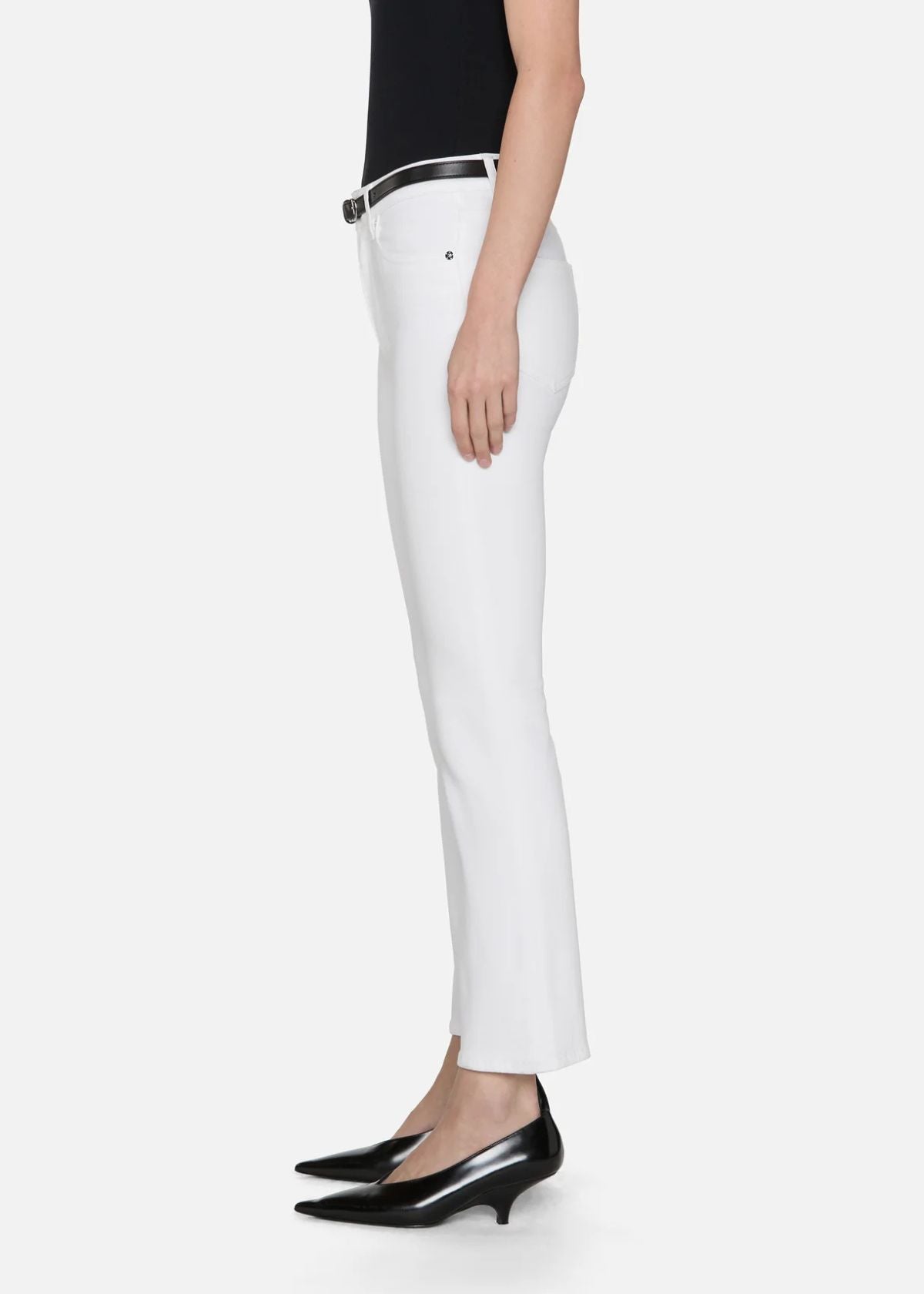 FRAME The Reboot Cropped Jean - White