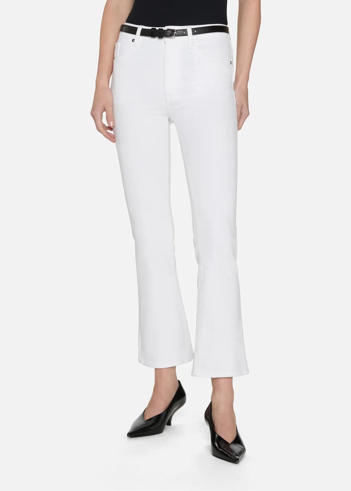 FRAME The Reboot Cropped Jean - White