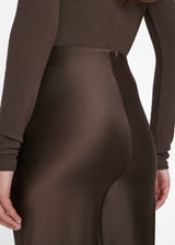 FRAME Wide Leg Pull On Pant - Espresso