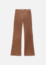 FRAME Leather Le Crop Mini Boot Jean - Tobacco