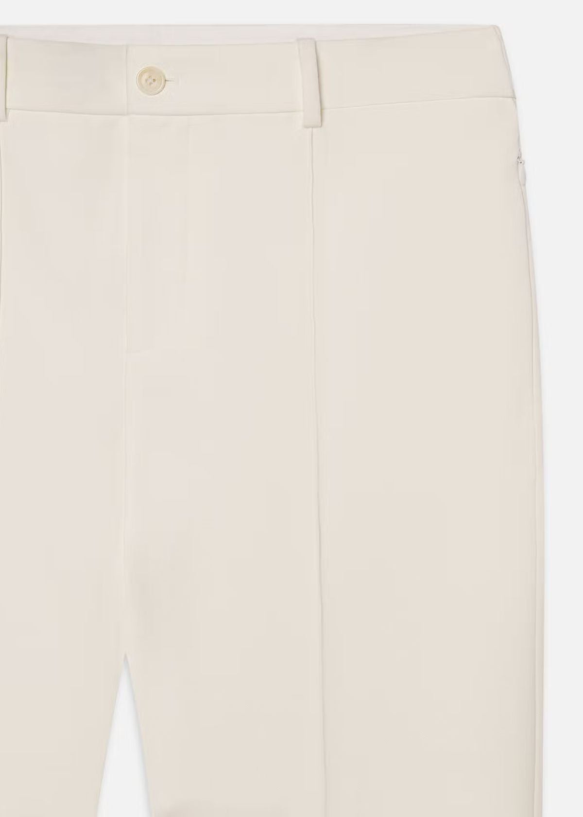 FRAME Cropped Kick Flare Pant - Alabaster