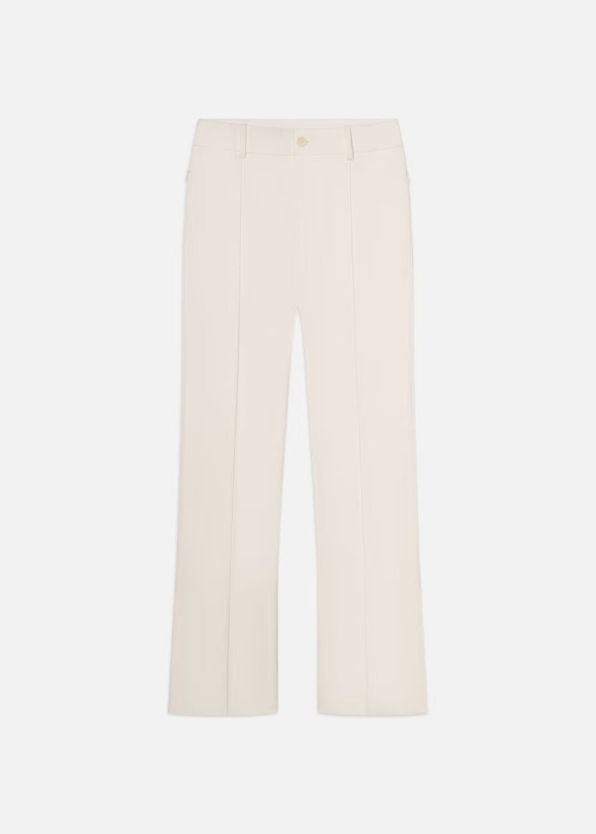 FRAME Cropped Kick Flare Pant - Alabaster