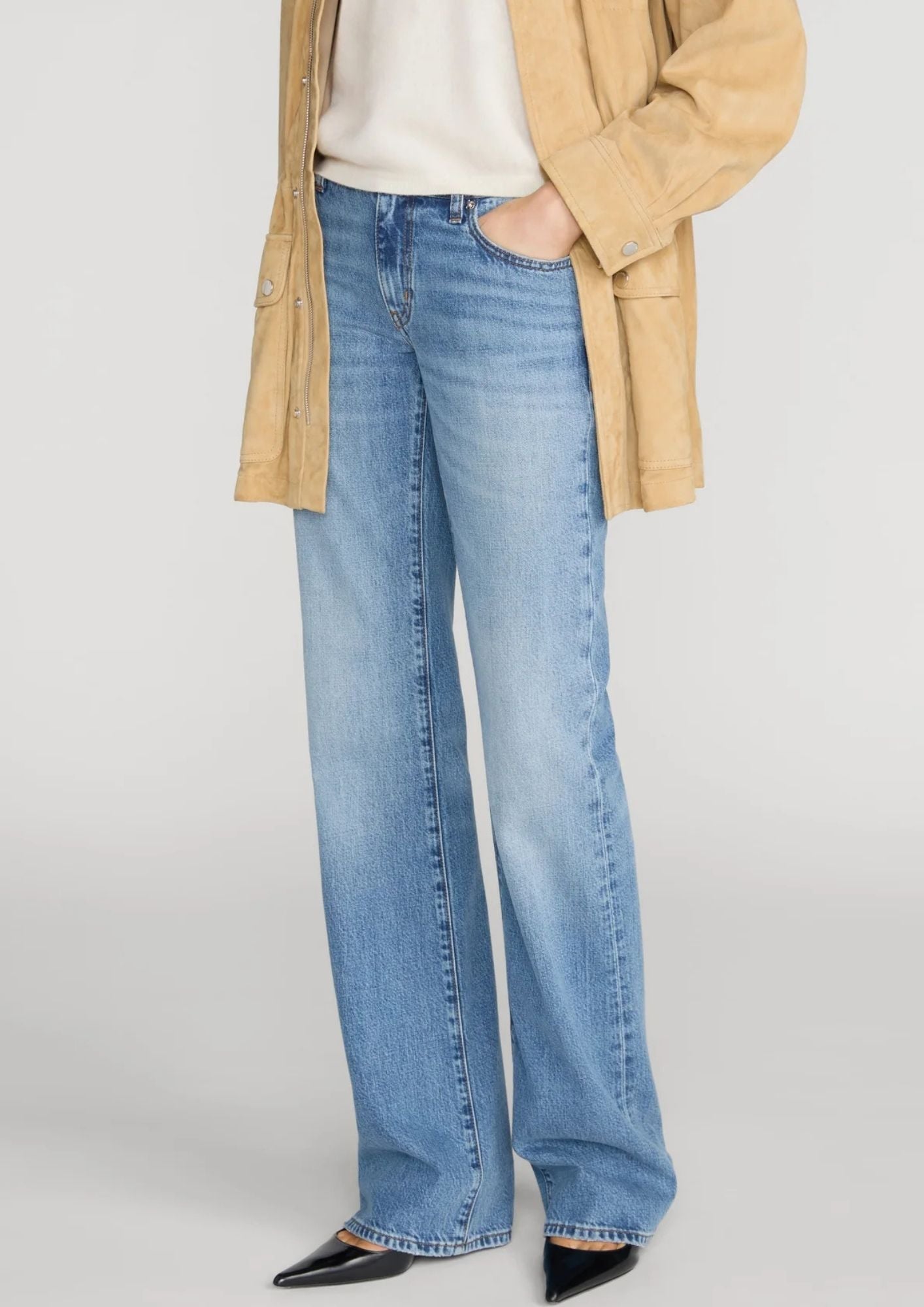 FRAME The Off Duty Rodeo Jean - Flutter