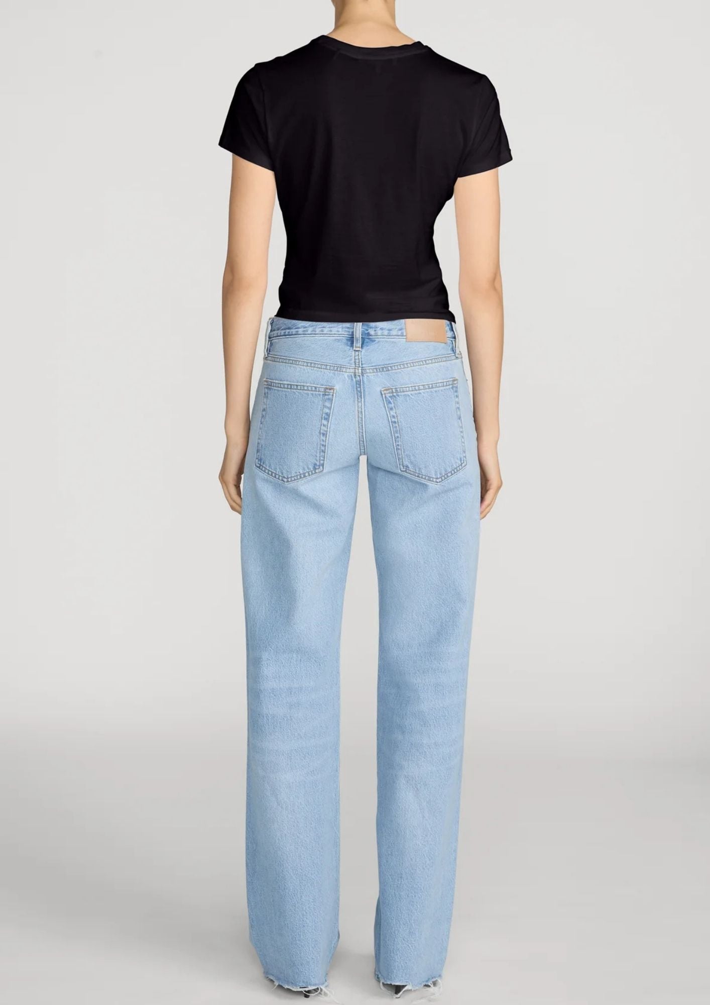 FRAME The Gray Jean - Dodger Offset Hem