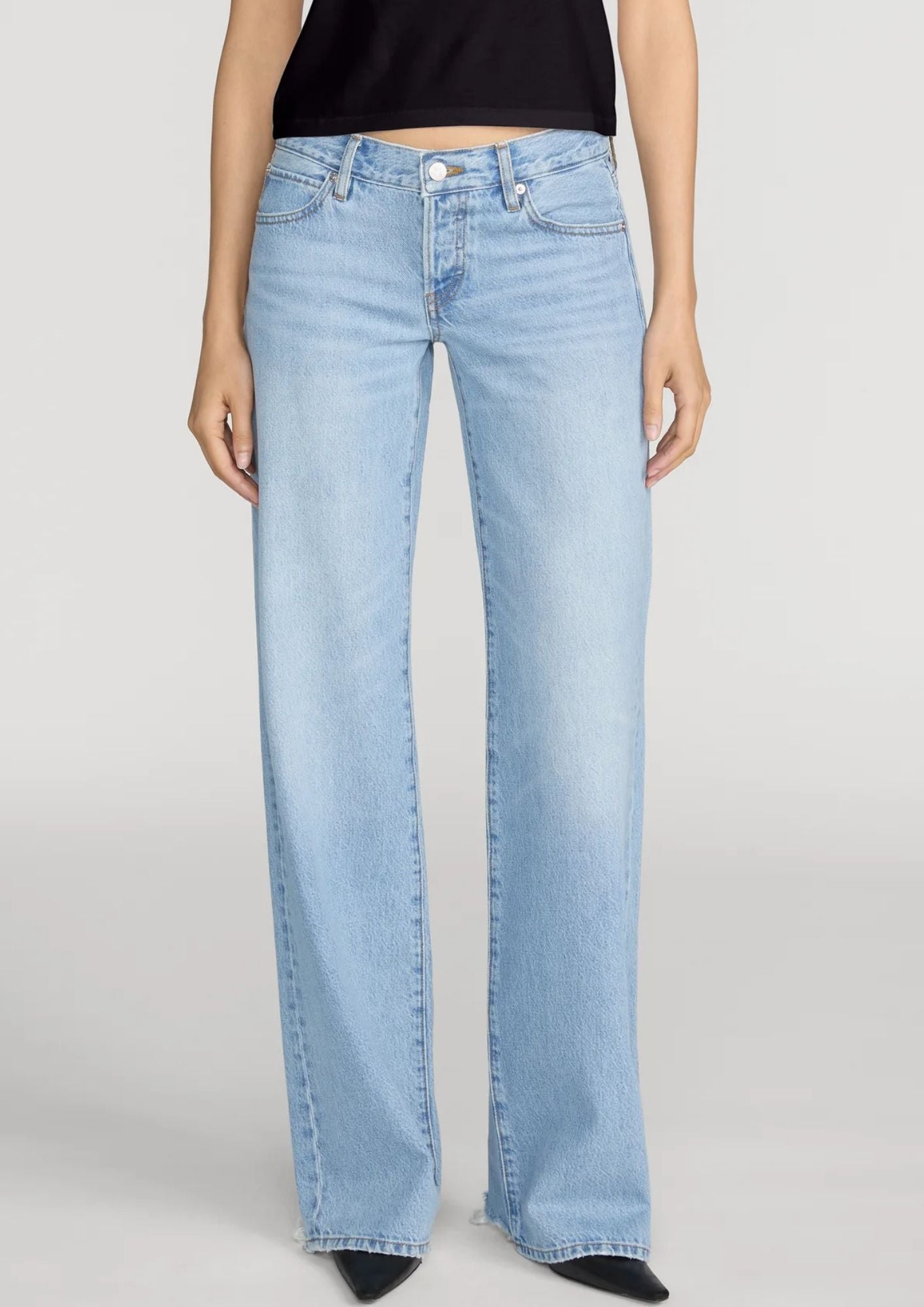 FRAME The Gray Jean - Dodger Offset Hem