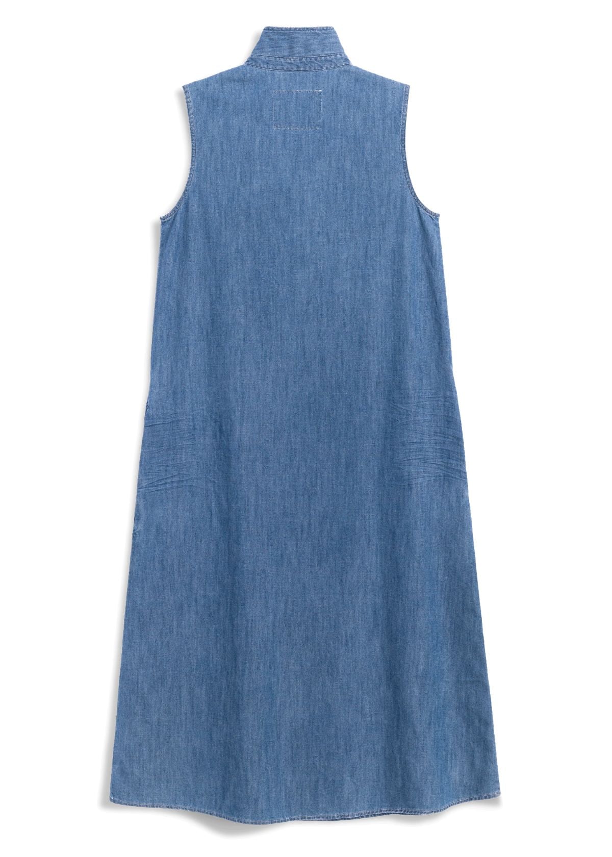 FRANK & EILEEN Lily Popover Tank Maxi Dress - Vintage Stonewashed Indigo