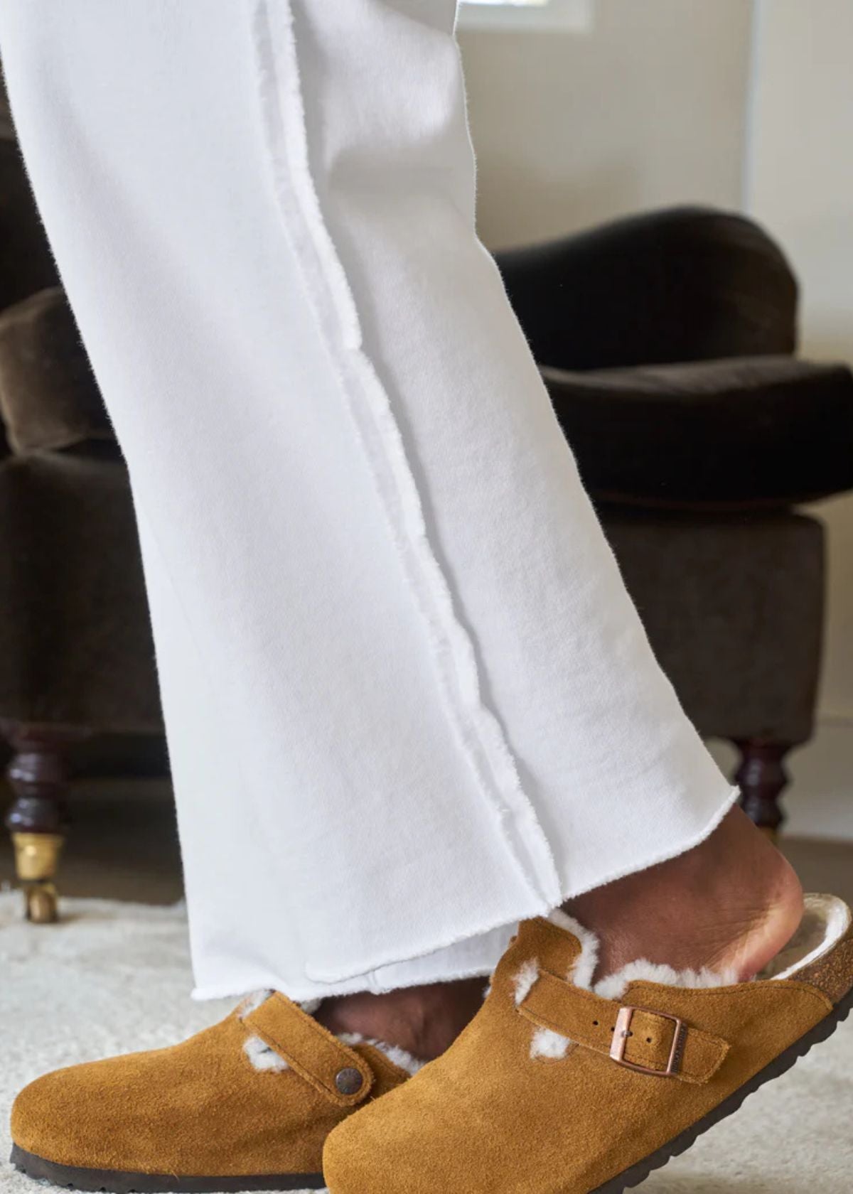 FRANK & EILEEN Bella Sweatpant - White