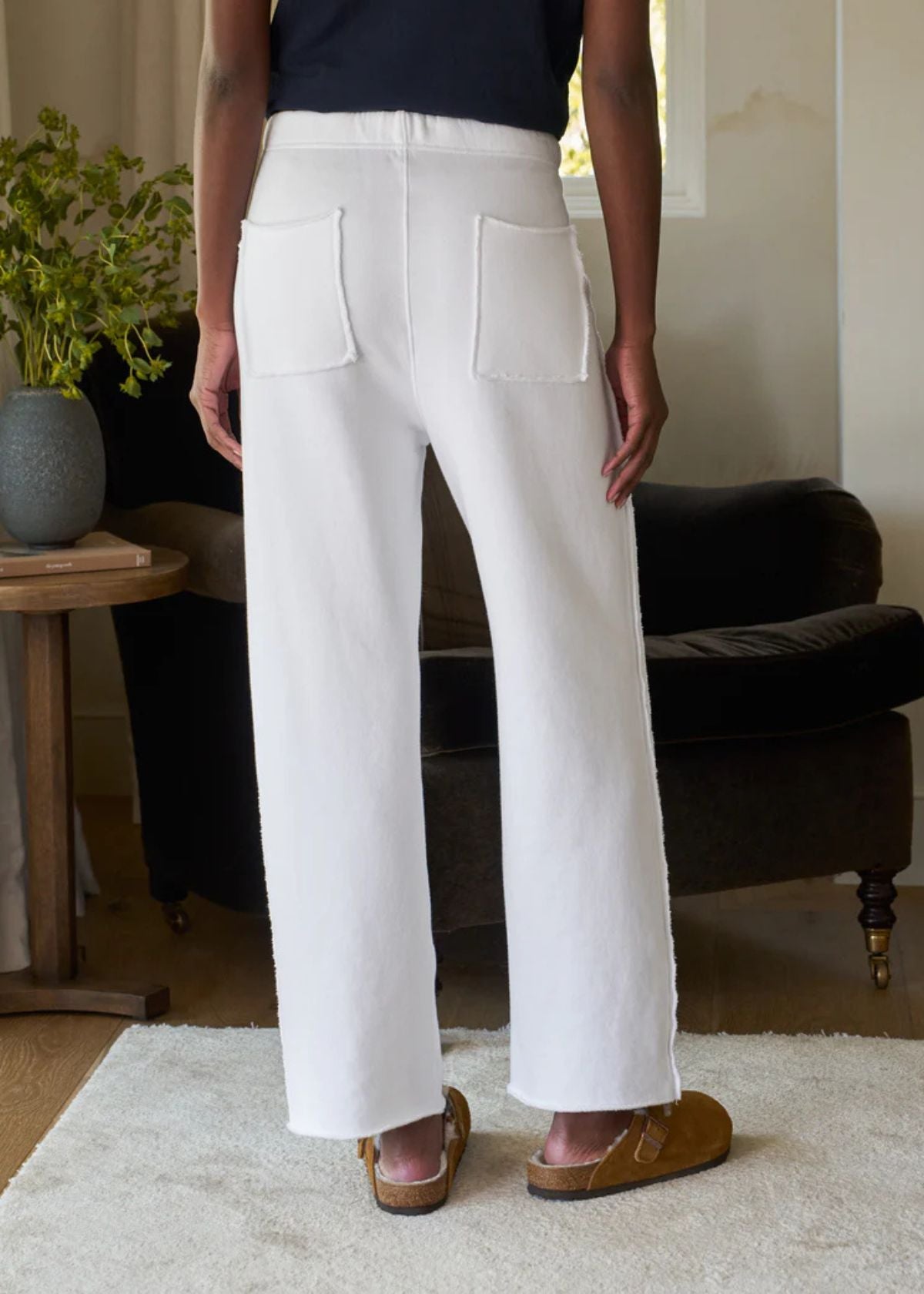 FRANK & EILEEN Bella Sweatpant - White