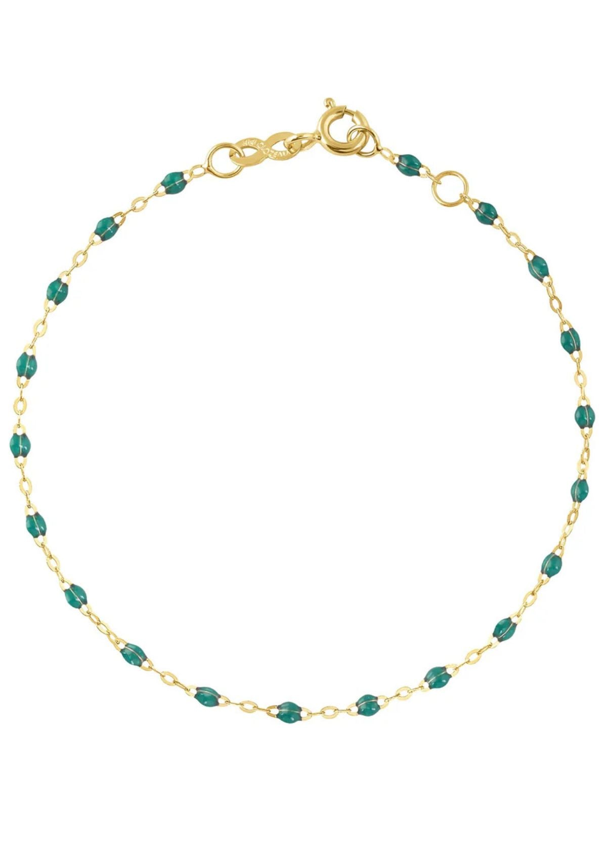 GIGI CLOZEAU Classic Gigi Emerald Bracelet with Yellow Gold