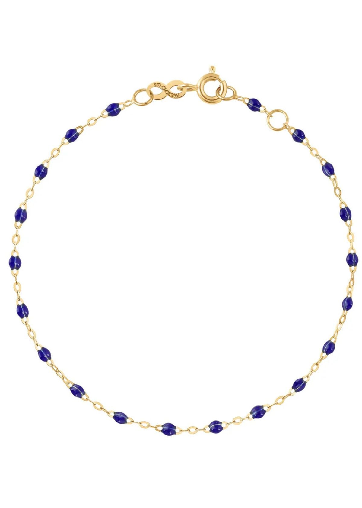 GIGI CLOZEAU Classic Gigi Lapis Bracelet with Yellow Gold