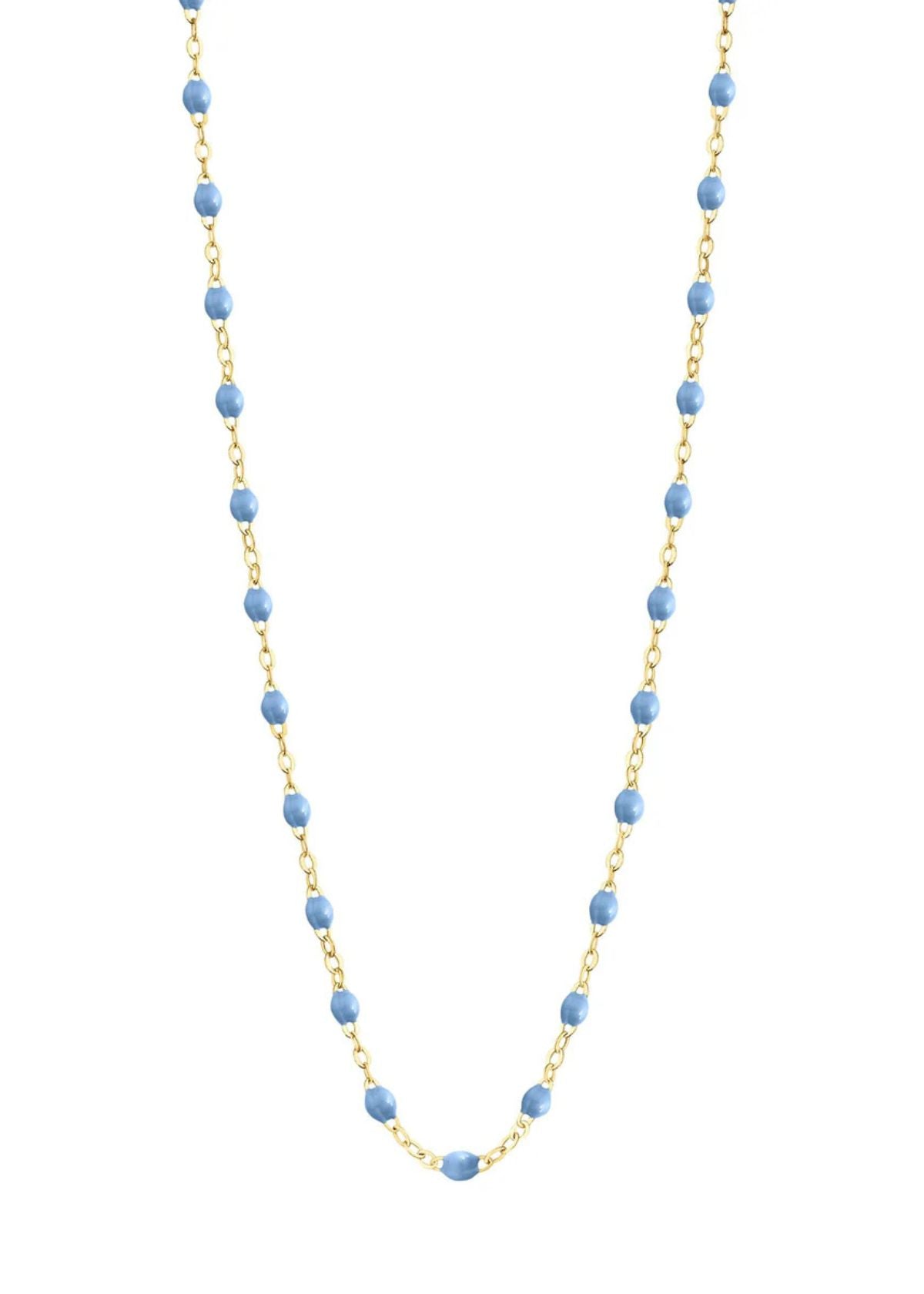 GIGI CLOZEAU Classic Gigi Sky Necklace with Yellow Gold