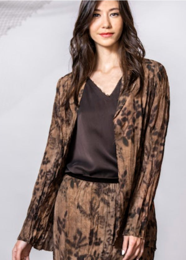 GO SILK "Go Crinkle Cut" Jacket - Chai Society