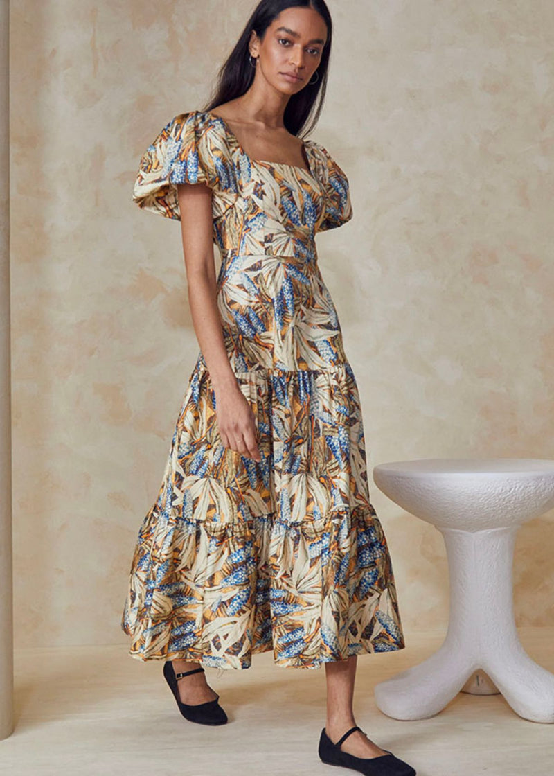 HUNTER BELL Cassidy Dress - Blue Harvest