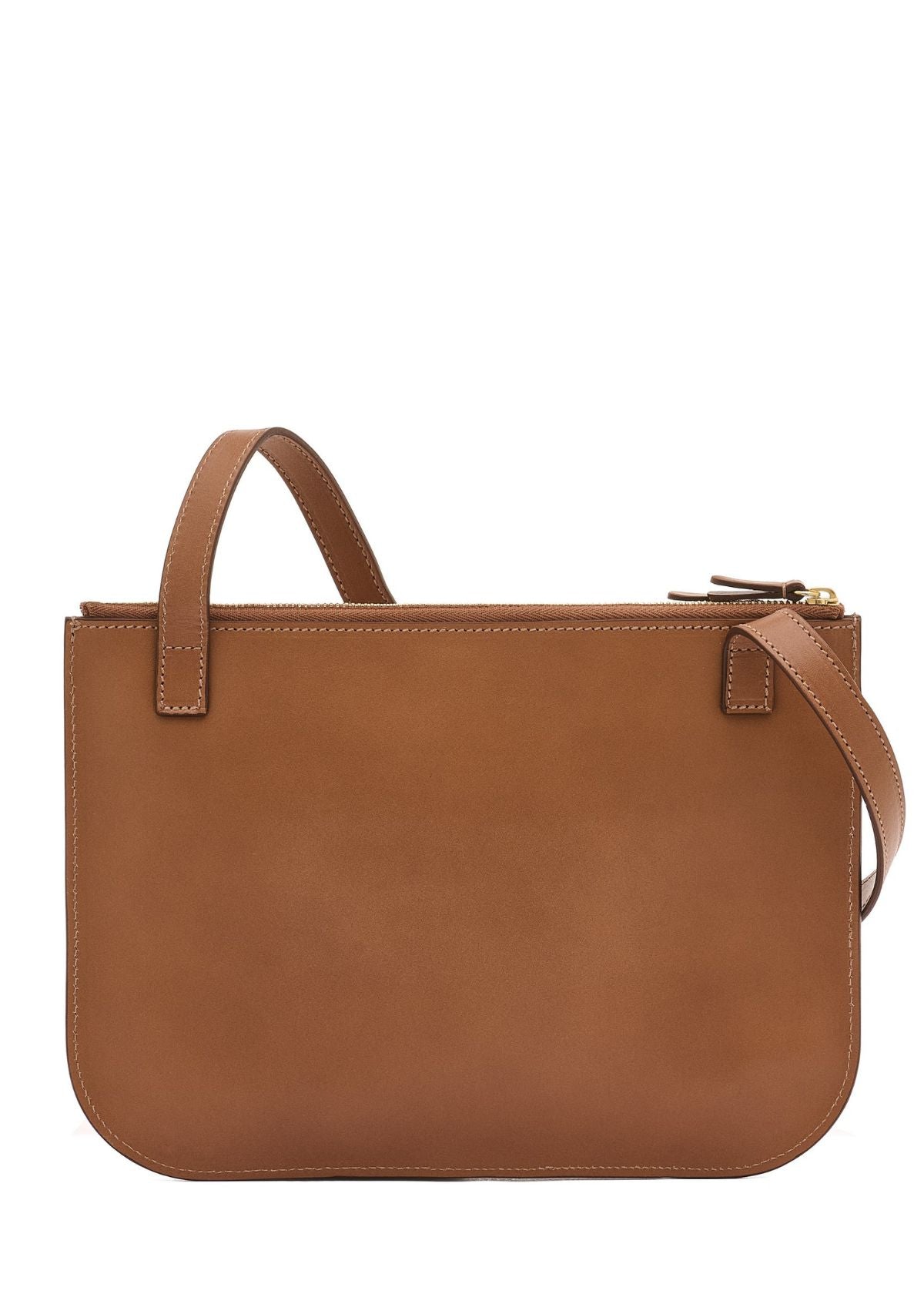 IL BISONTE Roseto Crossbody Handbag- Chocolate