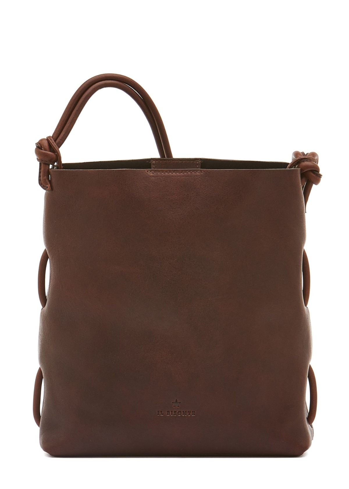 IL BISONTE Snodo Shoulder Handbag - Coffee