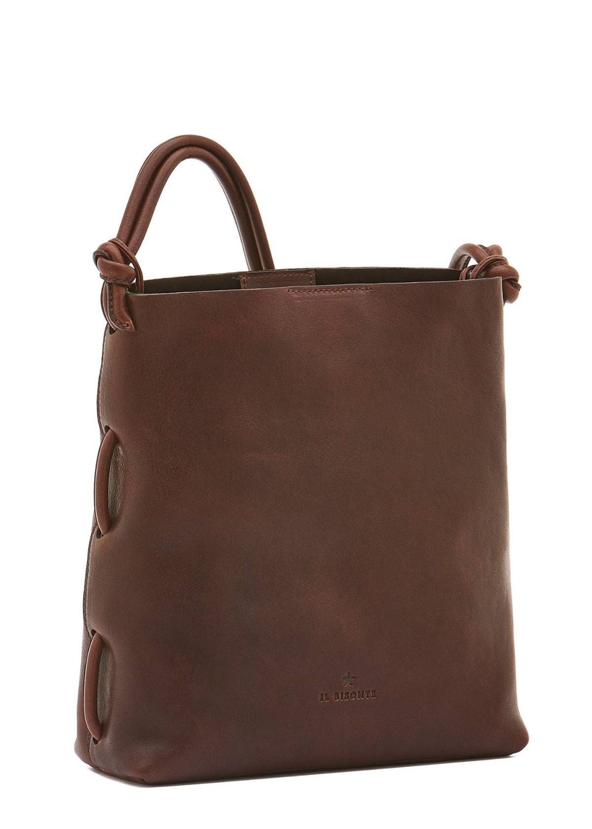 IL BISONTE Snodo Shoulder Handbag - Coffee