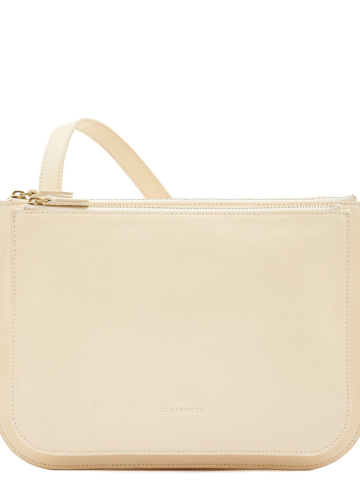 IL BISONTE Roseto Crossbody Handbag - Latte