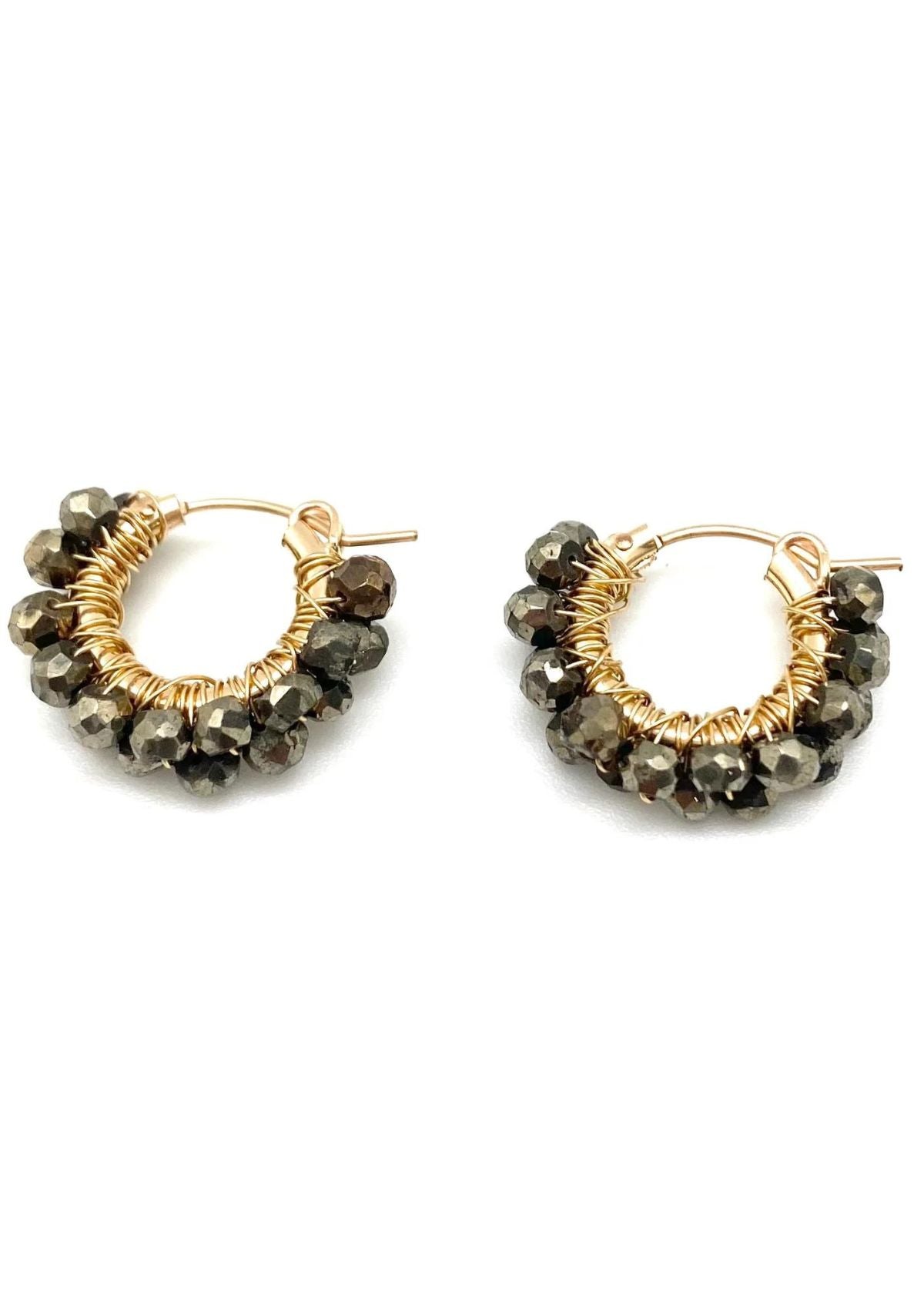 IN 2 DESIGN Diddi Hoop Earring - Pyrite