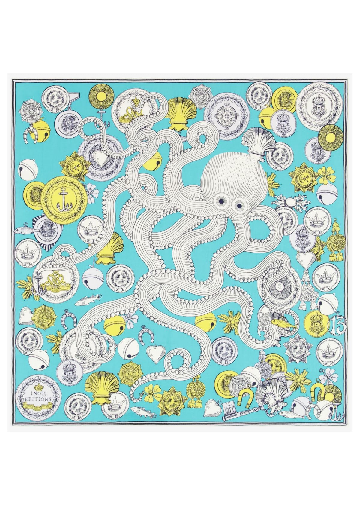 INOUI EDITIONS Square 65 Octopus