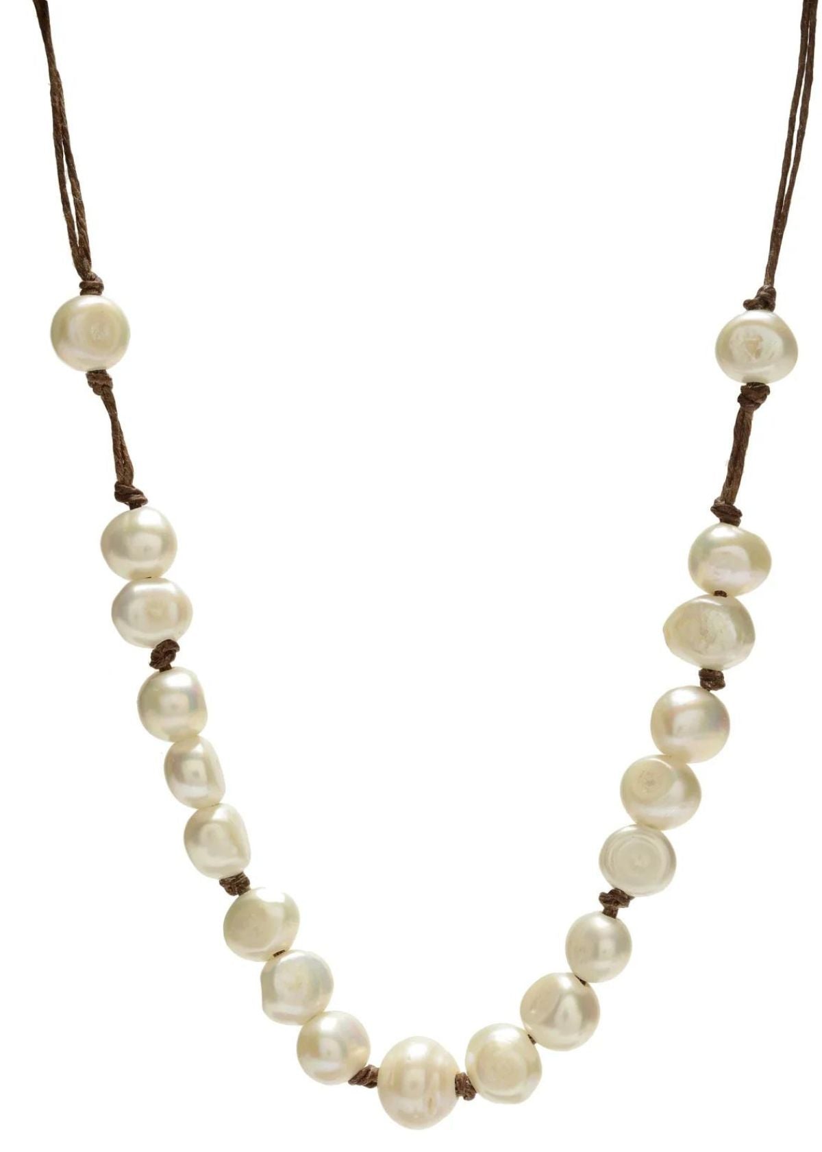 IN 2 DESIGN Lotta Chunky Necklace - White Pearl