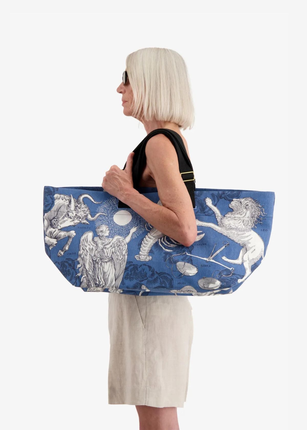 INOUI EDITIONS Astrologie Carrier Bag - Blue