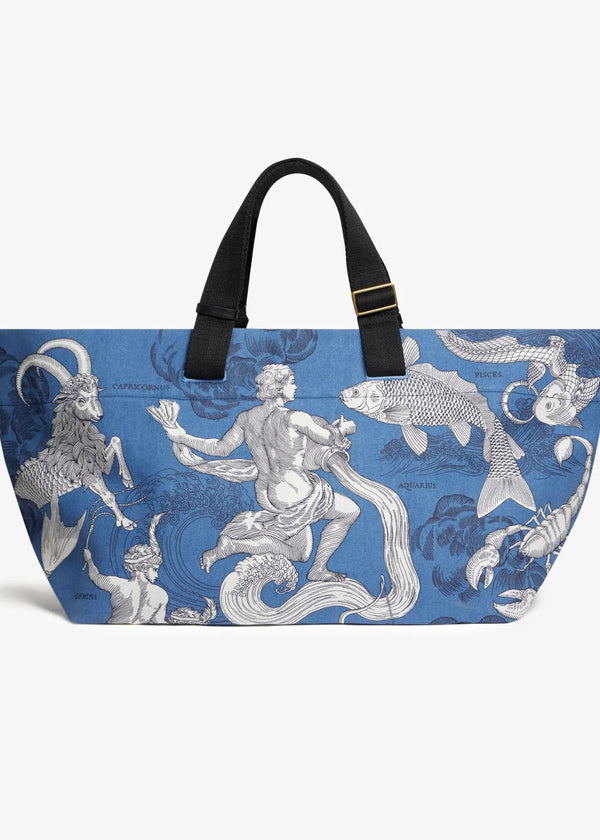 INOUI EDITIONS Astrologie Carrier Bag - Blue