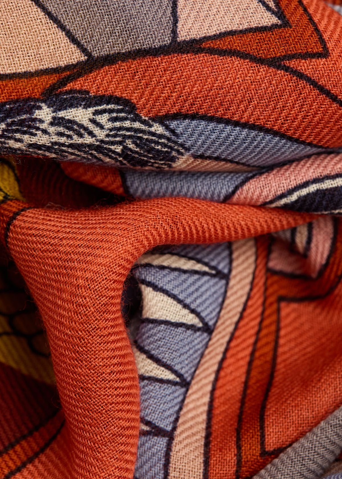 INOUI EDITIONS Nicolas 100 Rectangle Scarf - Autumn