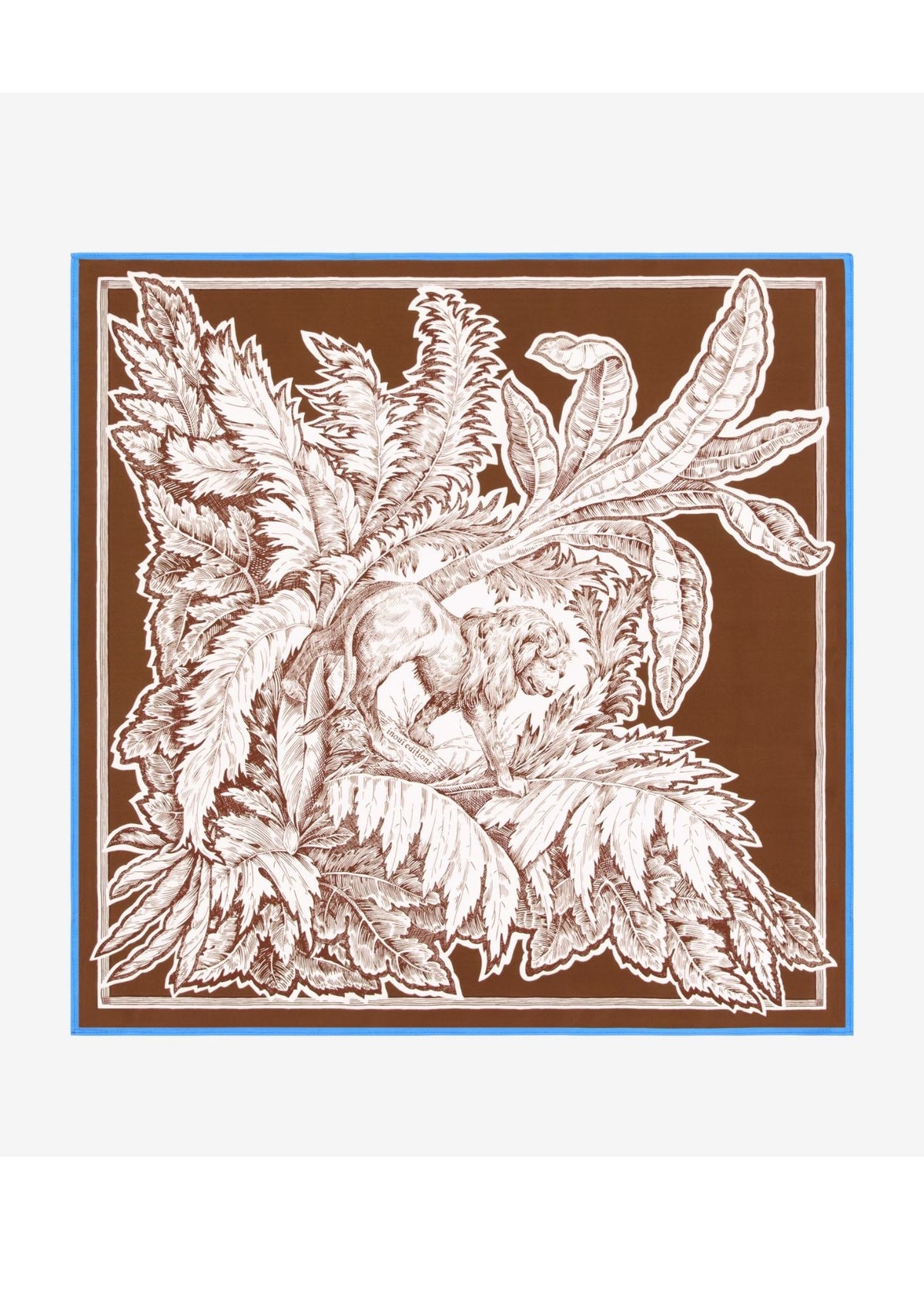 INOUI EDITIONS Bangalor 65 Square Scarf - Caramel