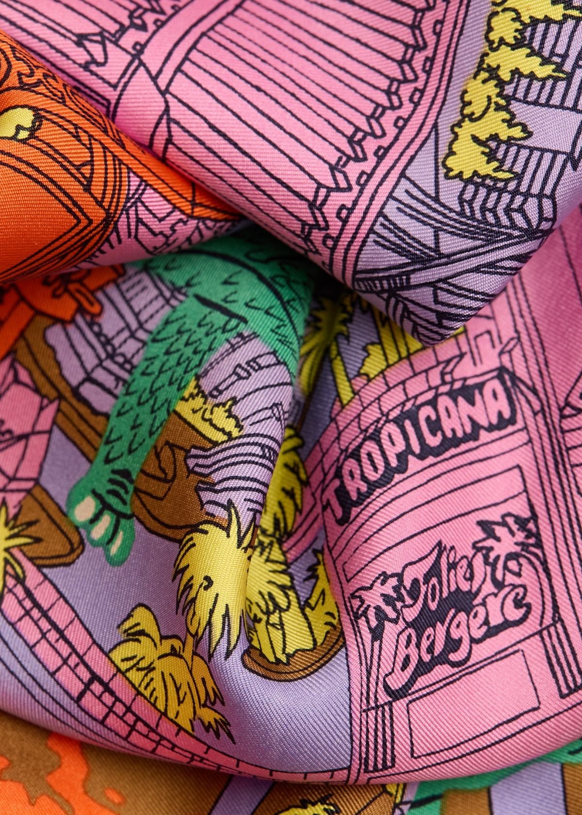 INOUI EDITIONS Vegas 65 Square Scarf - Multicolor
