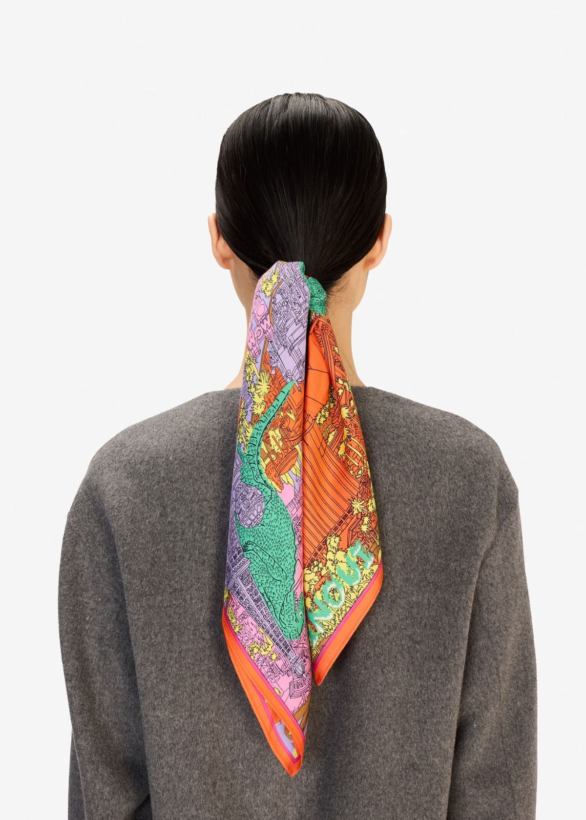 INOUI EDITIONS Vegas 65 Square Scarf - Multicolor