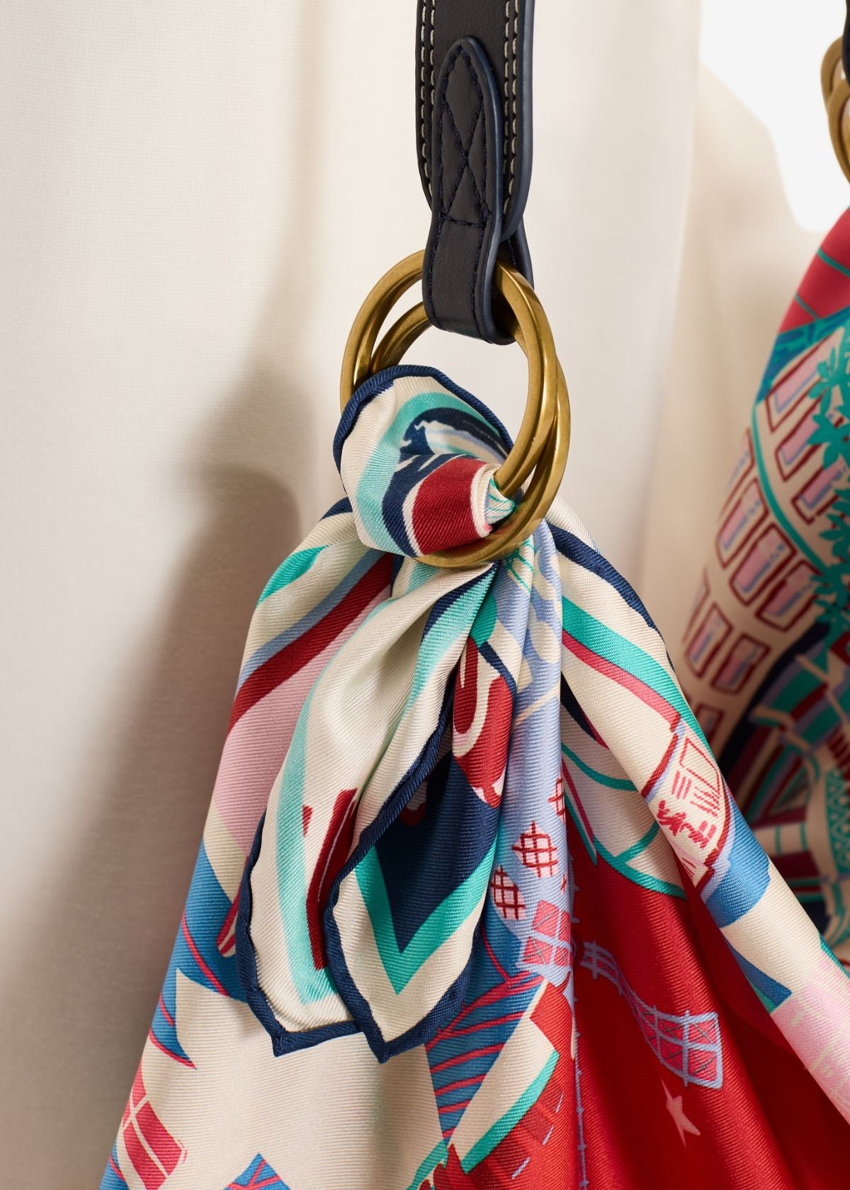 INOUI EDITIONS Leather Belt Handle - Night