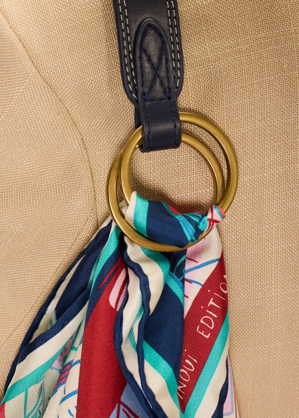 INOUI EDITIONS Leather Belt Handle - Night