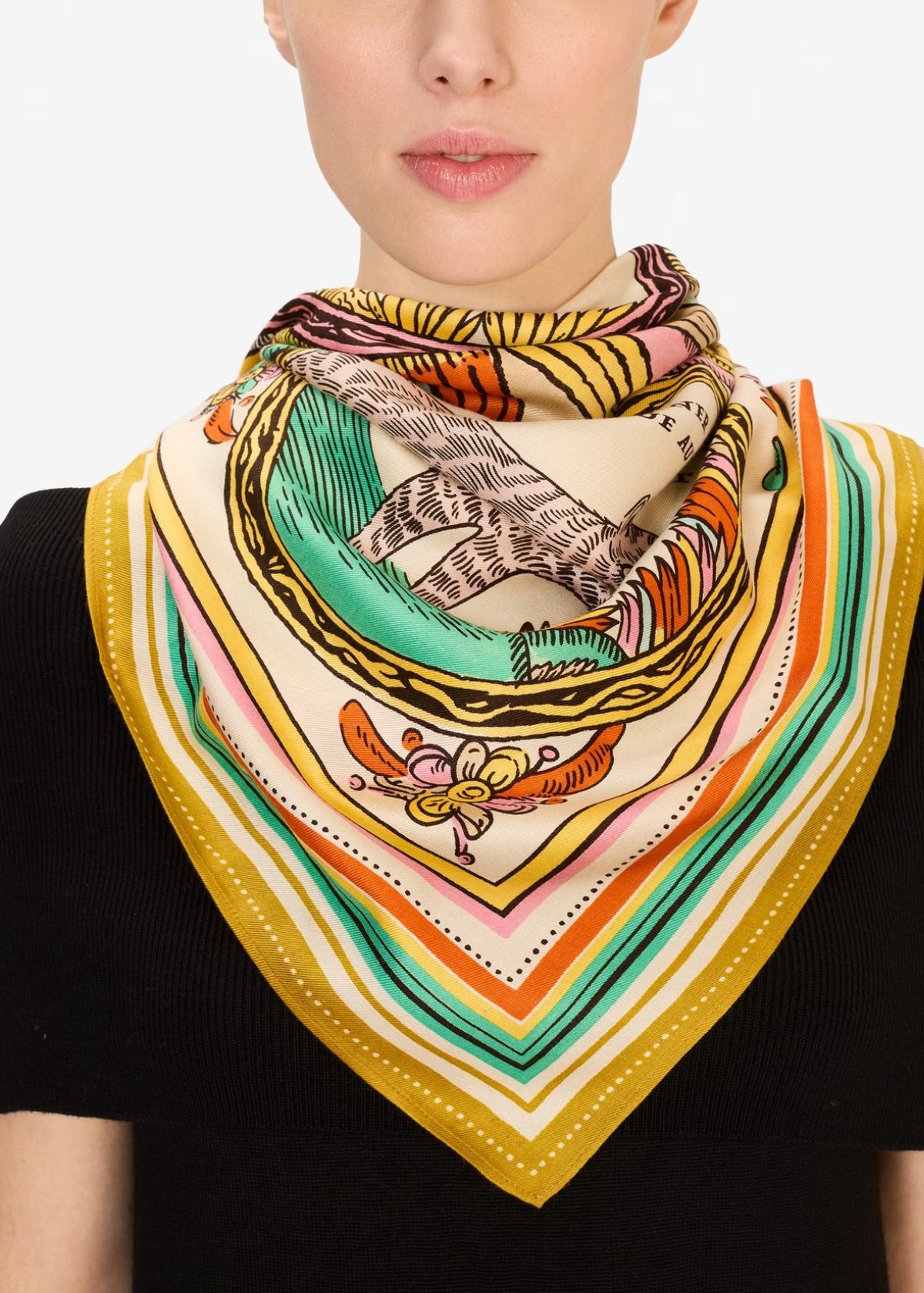 INOUI EDITIONS Chance 130 Scarf - Multi Color